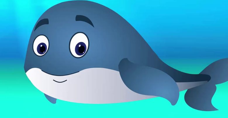 قصص مصورة للاطفال “الحوت شداد والسمكه وداد”